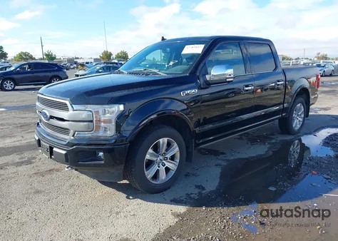 2018 Ford F-150 Platinum z USA, uszkodzony, nr VIN 1FTEW1E58JFD00298